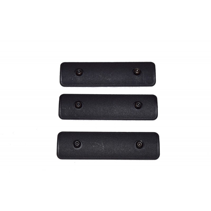Add M-LOK 4" Rail Cover Set of 3 Black