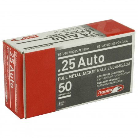 AGUILA 25ACP 50GR FMJ 50/1000