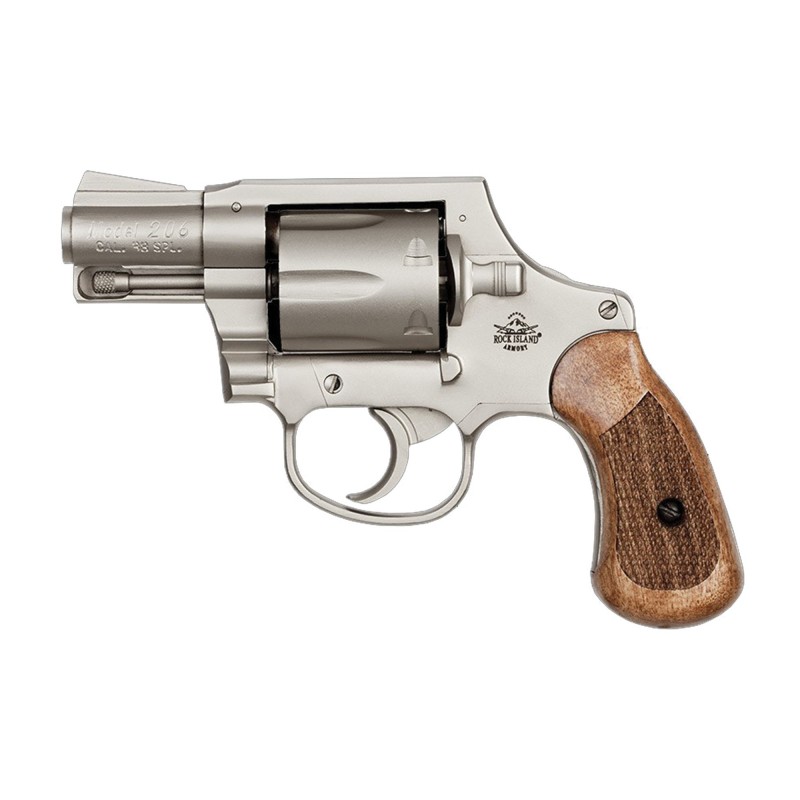 ROCK ISLAND M206 38SPL SPRLSS 2" NKL