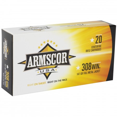 ARMSCOR 308WIN 147GR FMJ 20/200