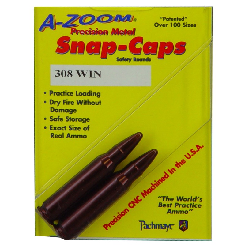 AZOOM SNAP CAPS 308WIN 2/PK AZOOM SNAP CAPS 308WIN 2/PK