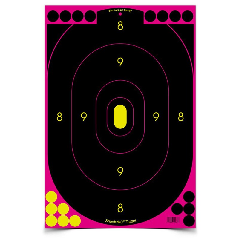 B/C SHT-N-C SLHOUT TGT 5-12X18 PNK B/C SHT-N-C SLHOUT TGT 5-12X18 PNK