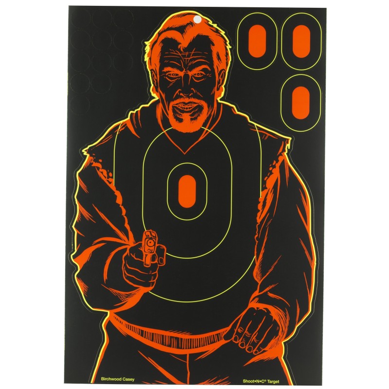 B/C SHOOTNC BAD GUY SILHOUETTE 5PK B/C SHOOTNC BAD GUY SILHOUETTE 5PK