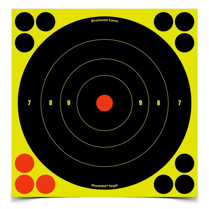B/C SHT-N-C RND BULLSEYE TGT 30-8" B/C SHT-N-C RND BULLSEYE TGT 30-8"