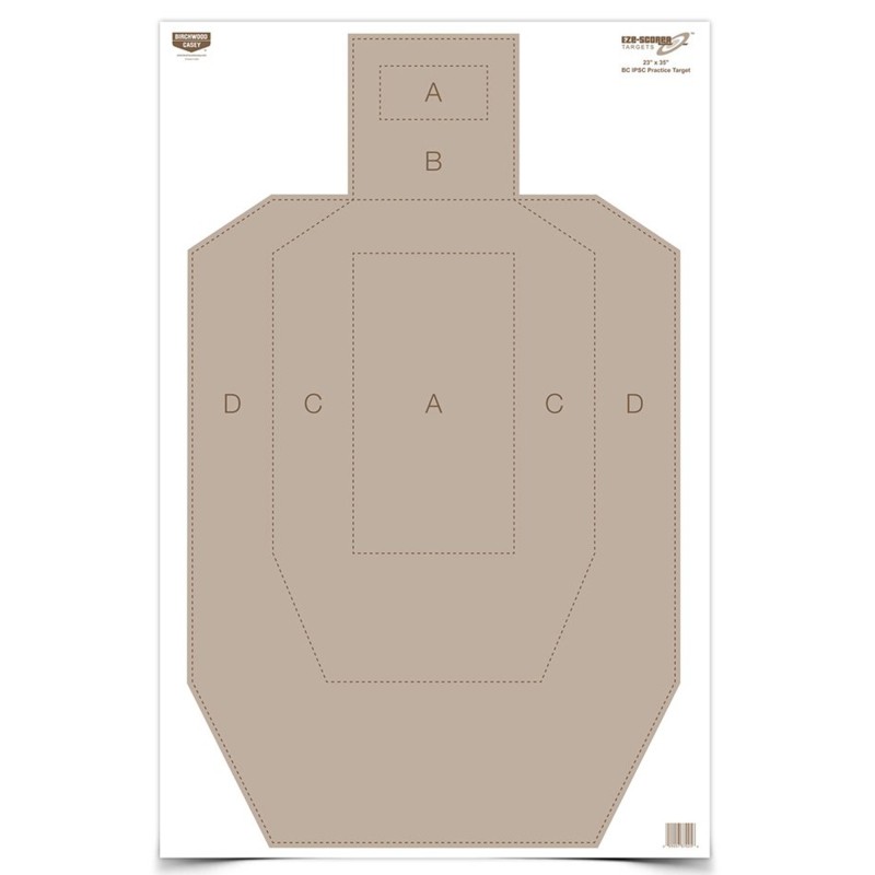 B/C EZE-SCORER IPSC TGT 100-23X35 B/C EZE-SCORER IPSC TGT 100-23X35