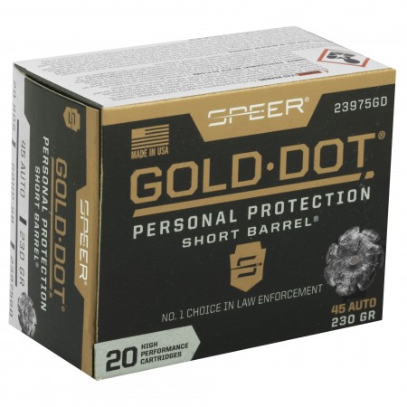 SPR GOLD DOT 45ACP 230G HP SB 20/200