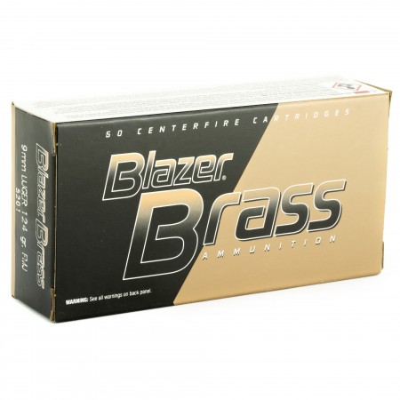 BLAZER BRASS 9MM 124 FMJ 50/1000
