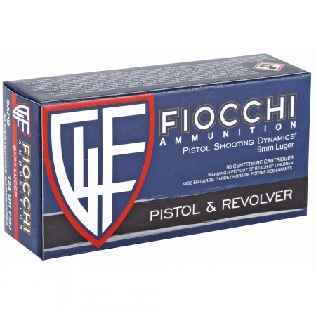 FIOCCHI 9MM 124GR FMJ 50/1000