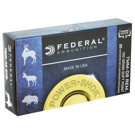 FED PWRSHK 7MM08 150GR SP 20/200