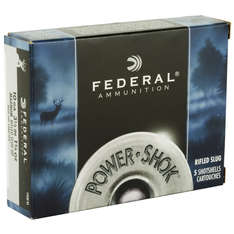 FED PWRSHK 10GA 3.5" RFL SLG 5/250