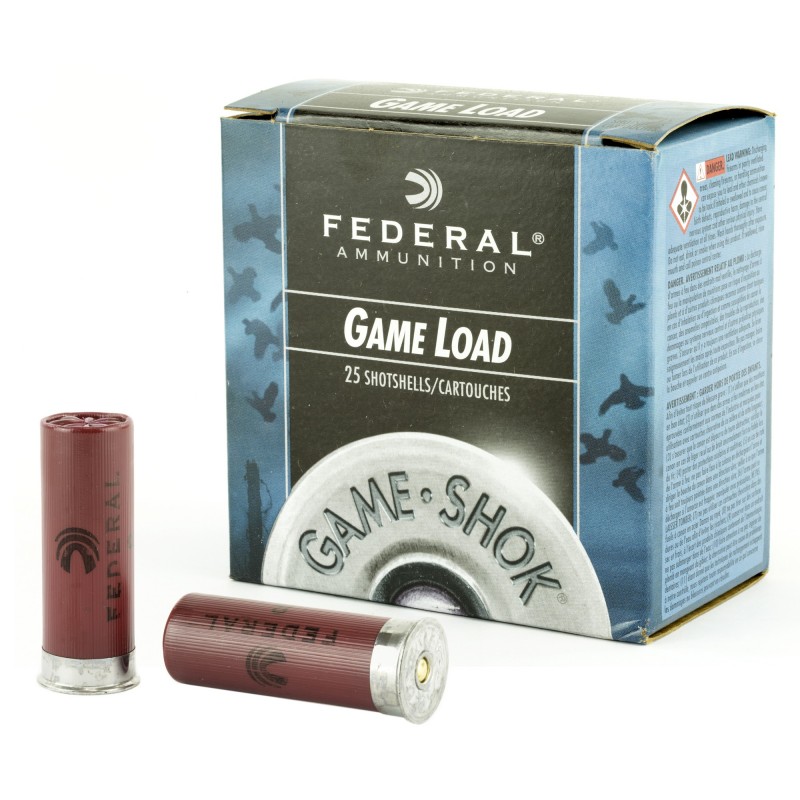 FED GAME LOAD 12GA 2 3/4" 8 25/250