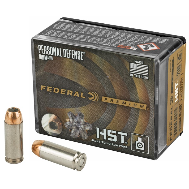 FED PD HST 10MM 200GR JHP 20/200 FED PD HST 10MM 200GR JHP 20/200