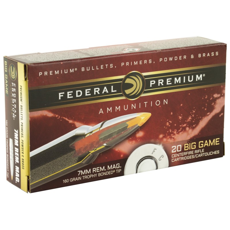 FED PRM 7MMREM 160GR TRPHY TIP 20/20