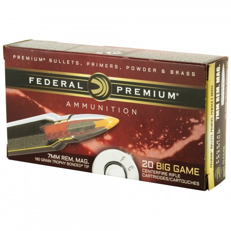FED PRM 7MMREM 160GR TRPHY TIP 20/20