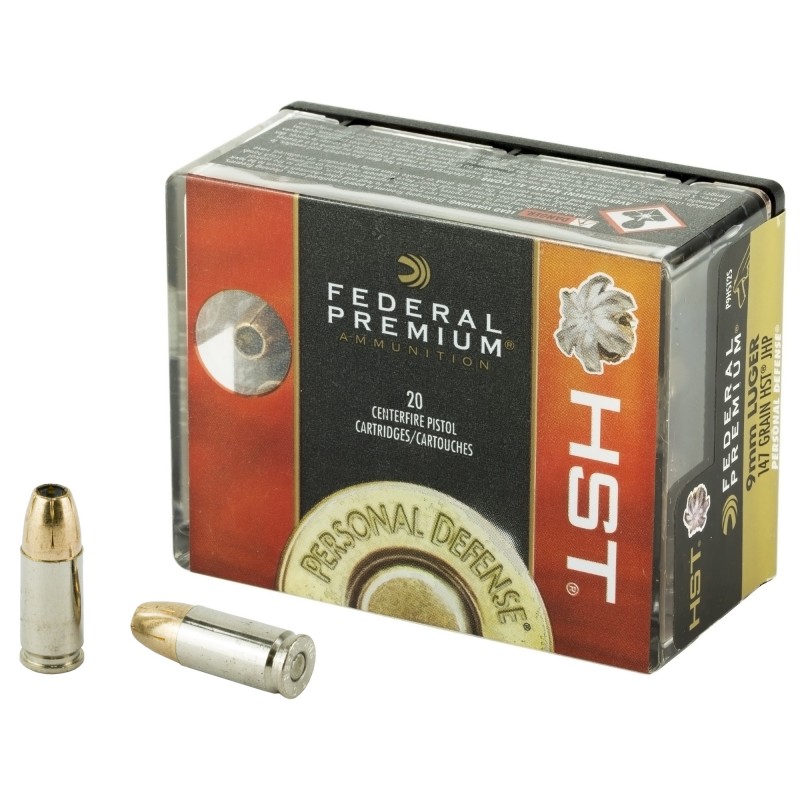 FED PRM HST 9MM 147GR JHP 20/200 FED PRM HST 9MM 147GR JHP 20/200