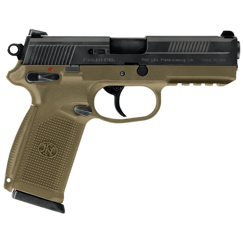 FN FNX-45 4.5" FDE/BLK 3 MAG MS 10RD