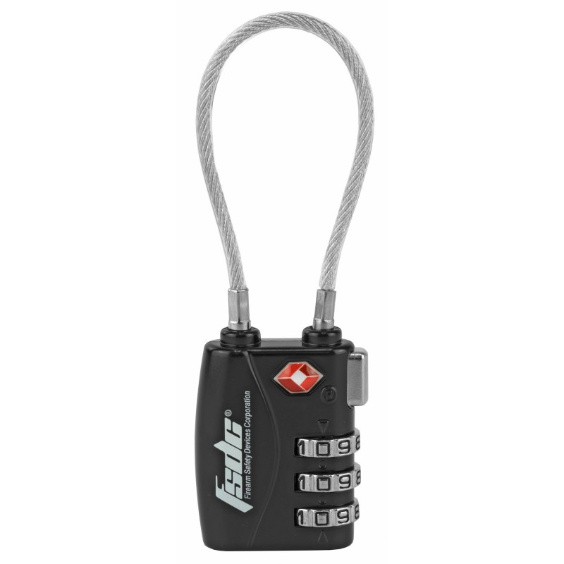 FSDC 3-DIAL TSA COMBO CABLE LOCK FSDC 3-DIAL TSA COMBO CABLE LOCK