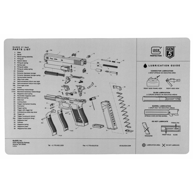 GLOCK OEM GEN 5 BENCH MAT