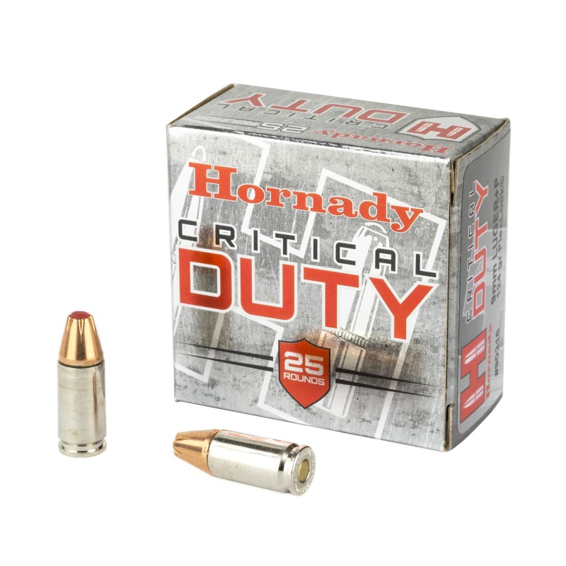 HRNDY 9MM+P 124GR CRT DUTY 25/250 HRNDY 9MM+P 124GR CRT DUTY 25/250