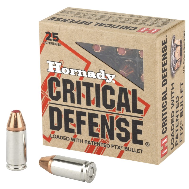 HRNDY 9MM 115GR CRT DFNSE 25/250 HRNDY 9MM 115GR CRT DFNSE 25/250