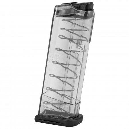 ETS MAG FOR GLK 43 9MM 9RD SMOKE
