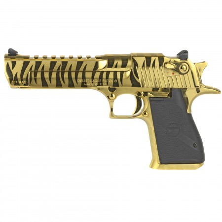 DE MK19 357MAG 6" TIT/GOLD TIGER STR