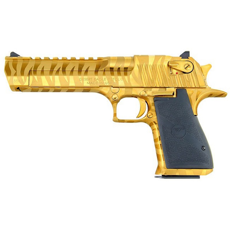 DE MK19 50AE 6" GLD/TTM TIGER STRIPE