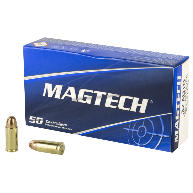 MAGTECH 32ACP 71GR FMJ 50/1000 MAGTECH 32ACP 71GR FMJ 50/1000