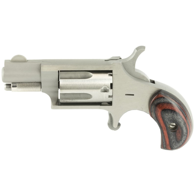 NAA MINI REV 22LR 1 1/8" RED/BLK GRP NAA MINI REV 22LR 1 1/8" RED/BLK GRP