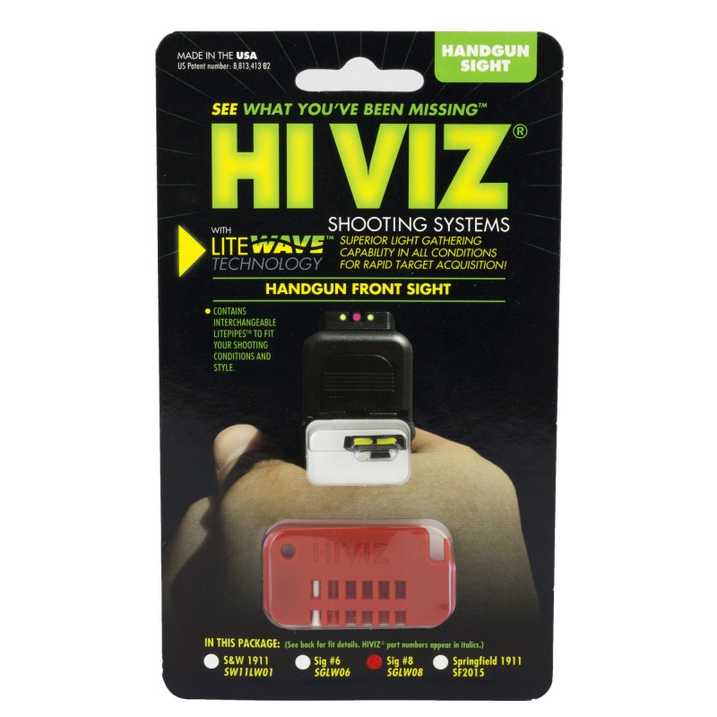 HIVIZ LITEWAVE FRNT SIGHT SIG 8
