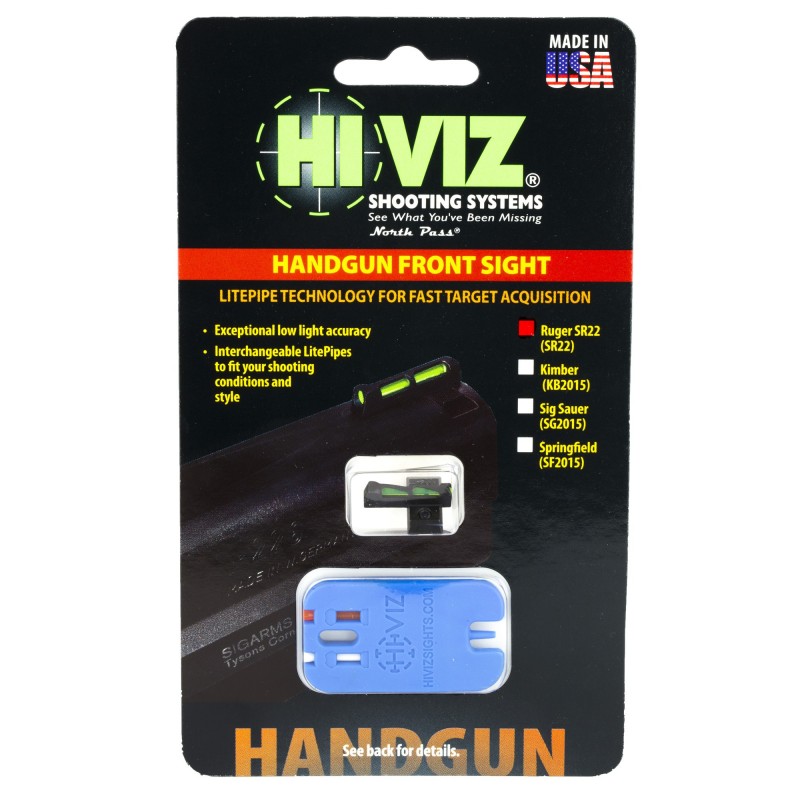HIVIZ LITEWAVE FRNT SIGHT RUG SR22 HIVIZ LITEWAVE FRNT SIGHT RUG SR22