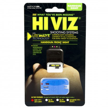 HIVIZ LITEWAVE FRNT SIGHT SW 1911