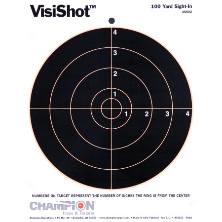 CHAMPION VISISHOT 8" BULLSEYE 10PK