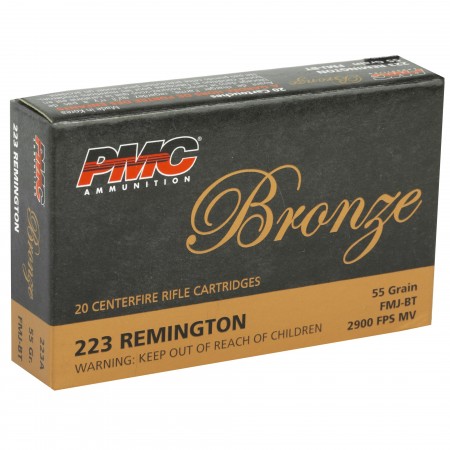 PMC BRNZ 223REM 55GR FMJ 20/1000