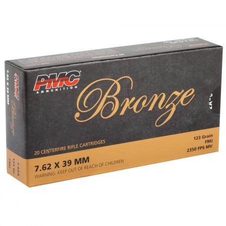 PMC BRNZ 7.62X39 123GR FMJ 20/500