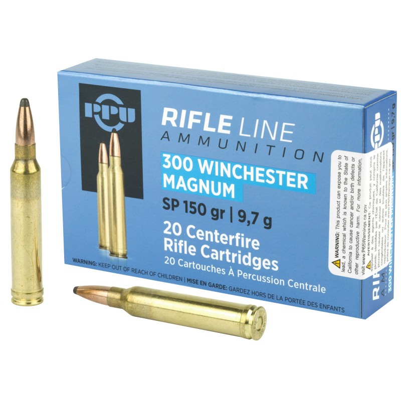 PPU 300WIN MAG SP 150GR 20/200 PPU 300WIN MAG SP 150GR 20/200