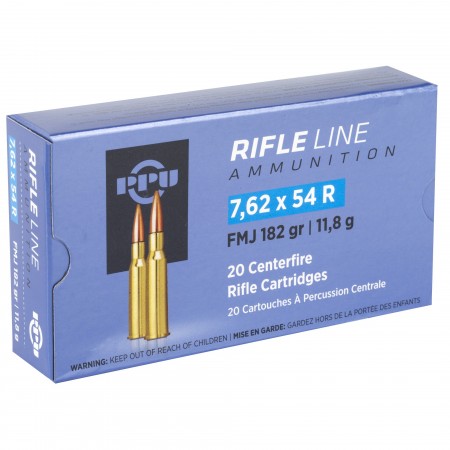 PPU 7.62X54R FMJ 182GR 20/200