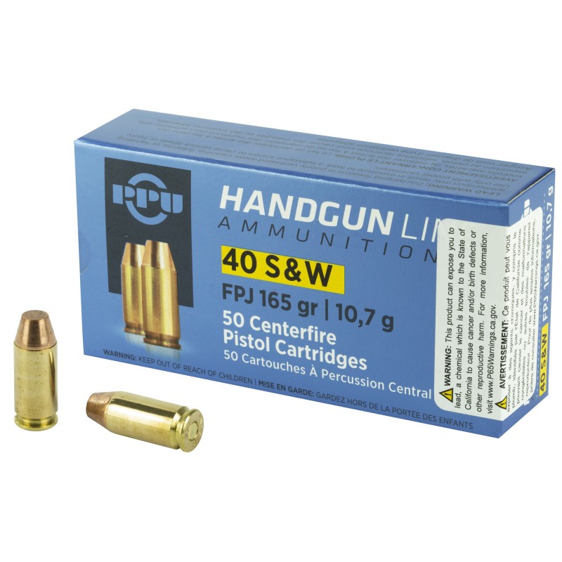 PPU 40SW FPJ 165GR 50/500 PPU 40SW FPJ 165GR 50/500