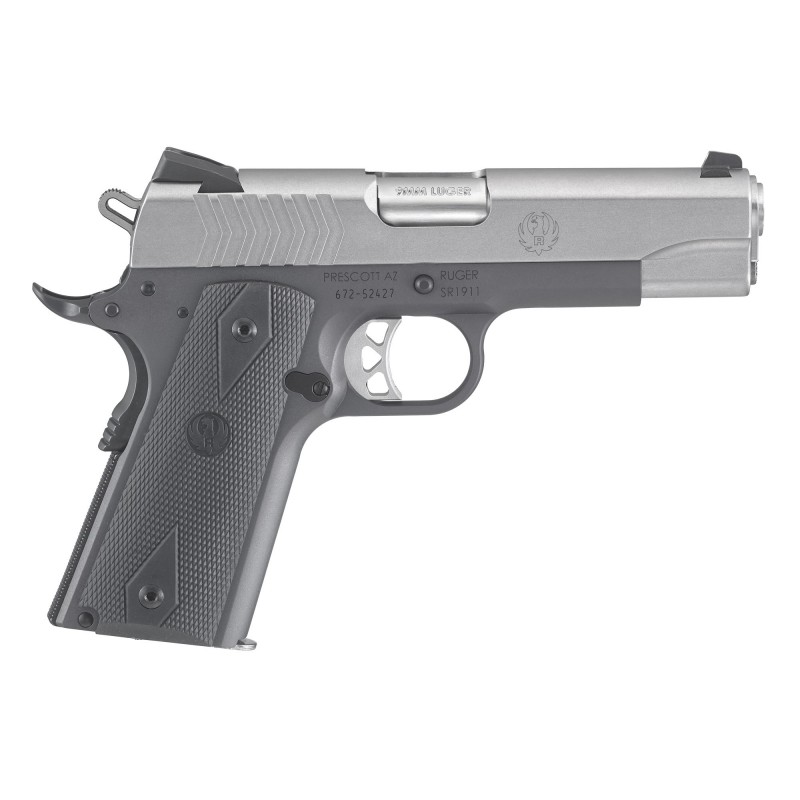RUGER SR1911 9MM 4.25" DT 9RD 3DOT