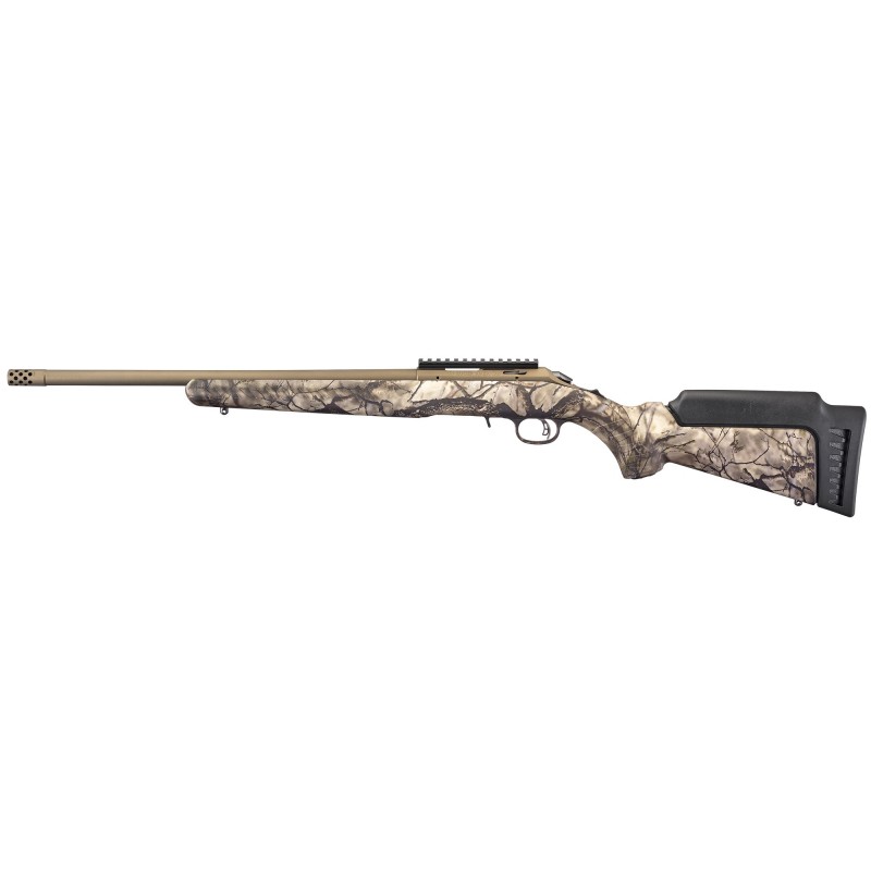 RUGER AMERICAN 22WMR 18" CAMO 9RD