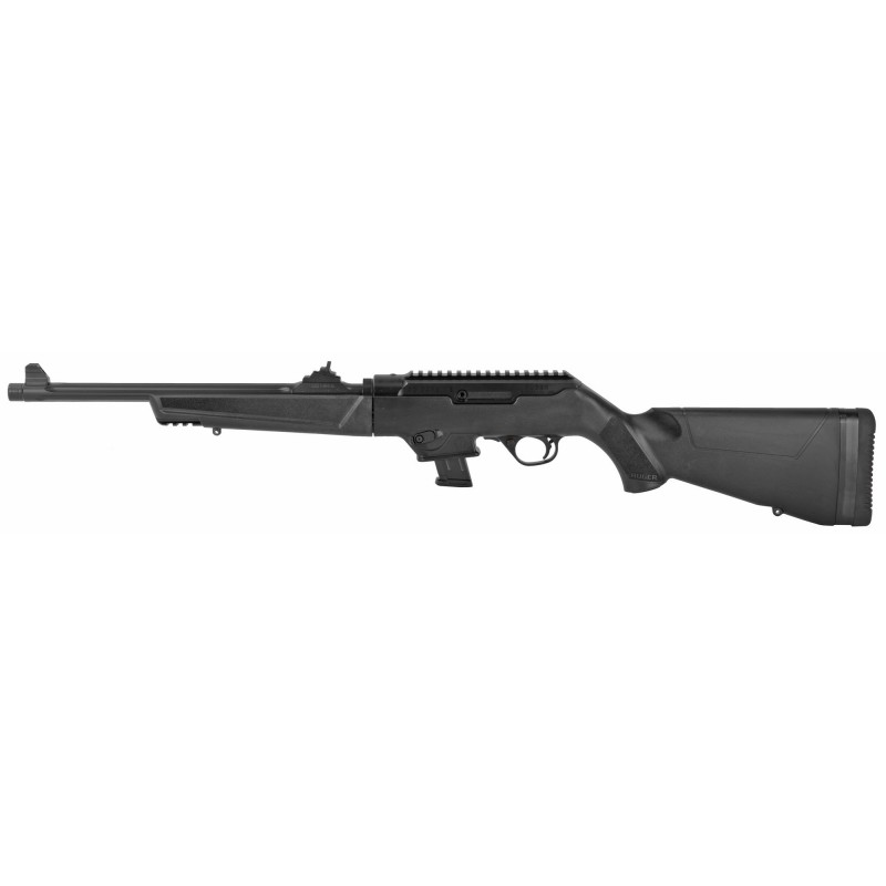 RUGER PC 9MM 16.12" 10RD BL FLT RUGER PC 9MM 16.12" 10RD BL FLT