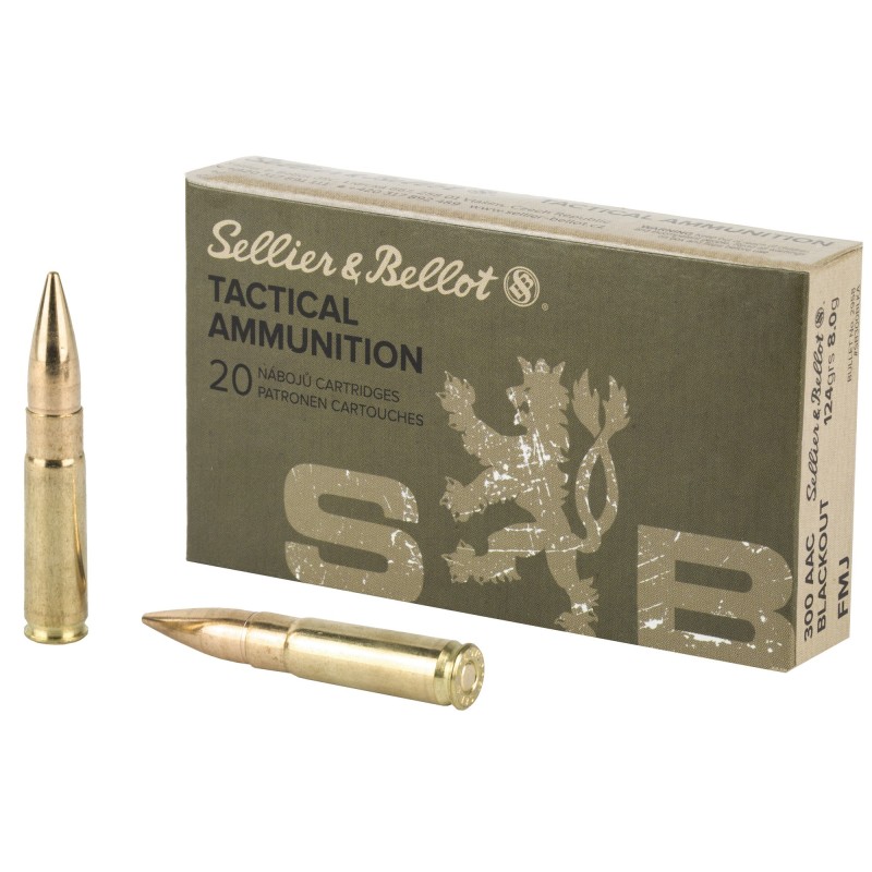 S&B 300BLK 124GR FMJ 20/1000 S&B 300BLK 124GR FMJ 20/1000