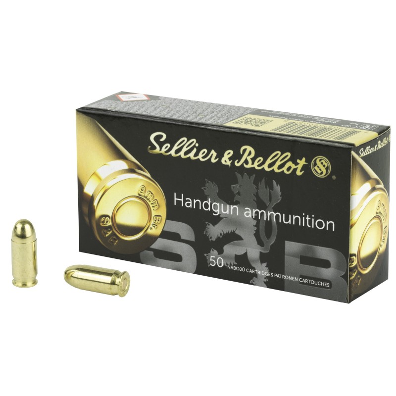 S&B 380ACP 92GR FMJ 50/1000 S&B 380ACP 92GR FMJ 50/1000