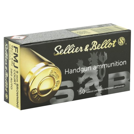 S&B 380ACP 92GR FMJ 50/1000