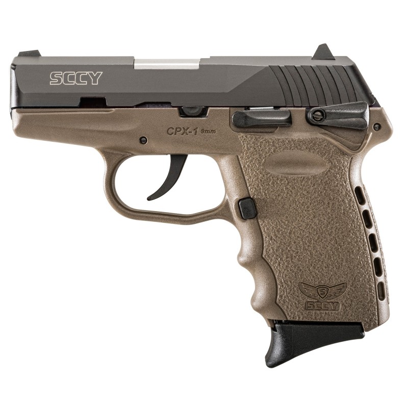 SCCY CPX-1 9MM 3.1" 10RD BLK/FDE