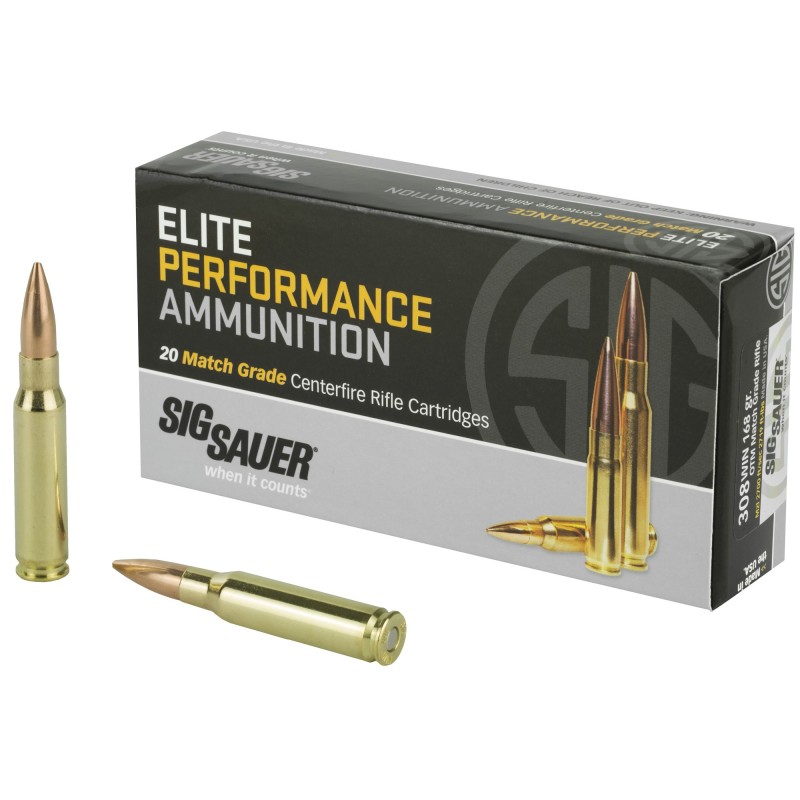 SIG AMMO 308WIN 168GR OTM 20/200 SIG AMMO 308WIN 168GR OTM 20/200