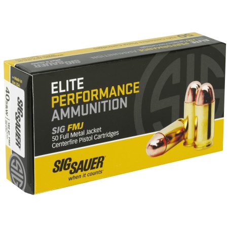 SIG AMMO 40SW 180GR FMJ 50/1000