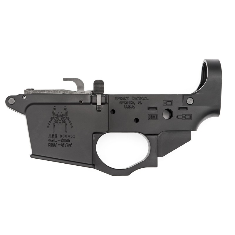 SPIKE'S STRIPPED LOWER 9MM GLK STYLE SPIKE'S STRIPPED LOWER 9MM GLK STYLE