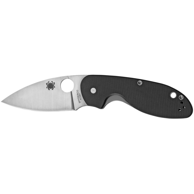SPYDERCO EFFICIENT G-10 BLACK PLAINE SPYDERCO EFFICIENT G-10 BLACK PLAINE