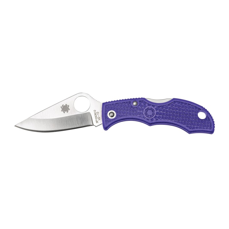SPYDERCO LADYBUG3 PURPLE FRN PLAIN SPYDERCO LADYBUG3 PURPLE FRN PLAIN